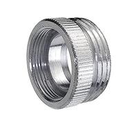Cornat cromado -Pieza M22/1IGx3/4 pulgadas AG, TEC386303 M22 x 1 rosca interna x 3/4 pulgadas rosca externa, cromada