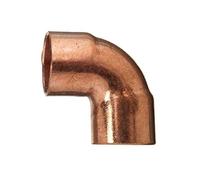 Cornat de soldadura ángulo 90 grados, cobre, 2 manguitos, a 15 mm, 10/1 pieza, t569015