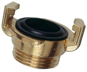 Cornat FLOR92226 - Acoplamiento de cierre rápido con rosca exterior (latón, 3,8 cm)