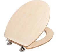 Cornat Ligna KSLIGK - Asiento de inodoro con tapa - madera natural - madera de pino - agradable al tacto - aspecto de madera noble, para todo tipo de cuartos de baño