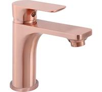 Cornat Monomando Edition Color - Cuerpo de latón con Aspecto de Cobre - Fijación sin Esfuerzo - con válvula de desagüe a presión baño/Grifo de Lavabo / NERK1