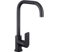 Cornat NERS5 Noir NERS5-Grifo Monomando para Fregadero, Color Negro Mate