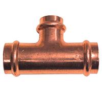 Cornat Press de T de unidades, cobre con menor salida, 3 Manguitos, a 28 mm, B 22 Mm, 1 pieza, t65302822b