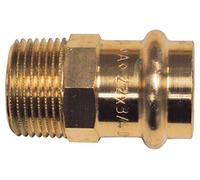 Cornat Press de transición de - Machón rotguss con 1, rosca exterior con 1 manguito, a 22 mm, B 1/2zoll, 1 pieza, t65432234b