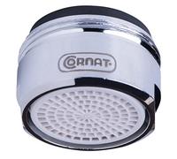 Cornat Regulador de chorro M24 x 1 AG - Ahorro de agua de hasta un 50% - Con junta - Apto para grifos comerciales - Plata - De Latón/Aireador/Boquilla mezcladora / TECWS605