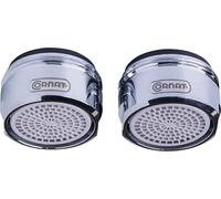 Cornat Regulador de chorro M24 x 1 AG - Ahorro de agua de hasta un 80% - Con junta - Apto para grifos comerciales - Plata - De latón/aireador/boquilla mezcladora/TECWS403