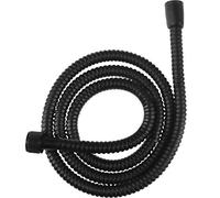 Cornat TECB3375 Noir-Manguera de Ducha (150 cm, Acero Inoxidable, Color Negro Mate, Muy Resistente, Conector de 1/2 Pulgadas, bañera)