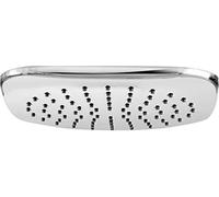 Cornat TECBW3401 Classic - Alcachofa de ducha (225 x 225 mm, 1 tipo de chorro, con articulación esférica y boquillas antical, cromada)