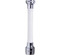Cornat TECWS613 M22 x 1 rosca interna ahorro de agua hasta un 50% con sello adecuado para accesorios estándar, latón blanco y plástico boquilla de manguera de extensión