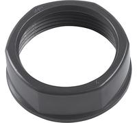 Cornat Tuerca de unión 1 1/2 Pulgadas IG plástico Reciclado - Fabricado en Alemania - Conector roscado - TEC356408R, Gris