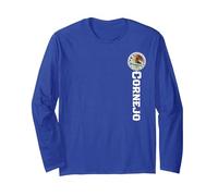 Cornejo Apellido, Camisa Mexicana para Hombres, Mujeres y niños Manga Larga, Unisex para Adultos, Azul Real, XXL
