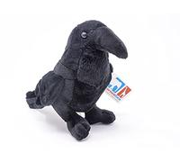 Cornelißen Peluche de cuervo de 17 cm, peluche, pájaro, pájaro, jardín, cuervo