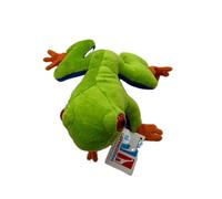 Cornelißen Grenouille Ne convient Pas aux Enfants de moins de 36 mois. en Peluche, Motivo feuille, 18 cm, Verde, Cadeau pour Enfant