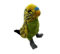 Cornelißen Ne convient Pas aux Enfants de moins de 36 mois. Perruche en Peluche, Lote de 2, 17 cm de Hauteur, Jaune, Cadeau para niños