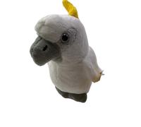 Cornelißen Peluche Cacatoès Ne convient Pas aux Enfants de moins de 36 mois. H 15 cm Oiseau en Peluche Blanc Cadeau pour Enfant