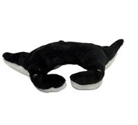 Cornelißen Peluche Raie Manta Ne convient Pas aux Enfants de moins de 36 mois., Poisson Plat, 26 cm de Largo, Negro, Animal en Peluche, Cadeau pour Enfants