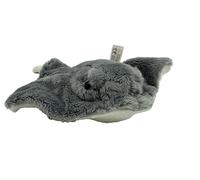 Cornelißen Peluche Raie Ne convient Pas aux Enfants de moins de 36 mois., Poisson Plat, Aileron, Longueur 25 cm, Gris, Animal en Peluche, Cadeau pour Enfants