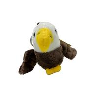 Cornelißen Porte-clés en Peluche Aigle à tête Blanche Ne convient Pas aux Enfants de moins de 36 mois., marrón, 9 cm, oiseau en Peluche, Cadeau for Kids