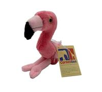 Cornelißen Porte-clés en Peluche flamant Rose Ne convient Pas aux Enfants de moins de 36 mois., 10 cm, Animal en Peluche, Toy oiseau, Cadeau for Kids