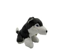 Cornelißen Porte-clés en Peluche Ne convient Pas aux Enfants de moins de 36 mois. Husky H 14 cm, Chien en Peluche Negro, Cadeau para niños