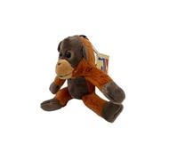 Cornelißen Porte-clés en Peluche Orangutan Ne convient Pas aux Enfants de moins de 36 mois., Singe en Peluche Marron, Cadeau for Enfants