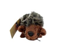 Cornelißen Porte-clés hérisson Ne convient Pas aux Enfants de moins de 36 mois. and Peluche Grise de 13 cm - Cadeau pour Enfant