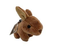 Cornelißen Porte-clés Lapin Peluche Ne convient Pas aux Enfants de moins de 36 mois. H 12 cm, marrón, Cadeau para niños