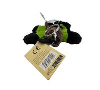 Cornelißen Porte-clés Papillon en Peluche Ne convient Pas aux Enfants de moins de 36 mois. Vert 12 cm, Insecto de Juguete en Peluche, Cadeau para niños