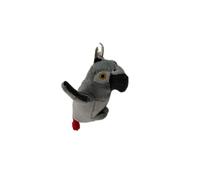 Cornelißen Porte-clés Perroquet Gris Cornelius, Peluche, Cadeau pour Enfant