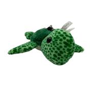 Cornelißen Porte-clés tortue de mer en Peluche Verte Ne convient Pas aux Enfants de moins de 36 mois., 10 cm, Motivo coquillage, Cadeau para niños