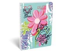 Cornell Love: Cuaderno espiral cuadriculado - A4