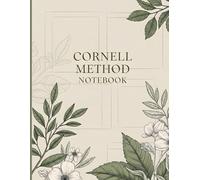 Cornell Method Notebook: 8.5 x 11 College Ruled Note-Taking Journal | 140 Pages for Lecture Notes, Study, and Organization