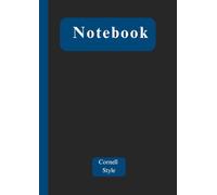Cornell Methode Notizheft: A4 | 100 Seiten mit Inhaltsverzeichnis | Ideal für Studium & Beruf