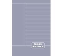 Cornell Notebook A4: Cornell Method Note-Taking for Students High School, College, University for Lecture and Meetings - 110 Pages