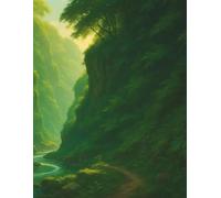 Cornell Notebook - Emerald Valley: A personal journaling space to explore feelings, patterns, and daily thoughts.