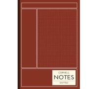 Cornell Notes Dotted: A4 Notebook (8.3x11.7in) | 108 Dotted Pages with Cornell Layout and Contents | Softcover Journal Planner Study Book Notepad ... Seminar School Study Learning | Red Cornell