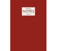 Cornell Notes Graph: A4 Notebook (8.3x11.7in) | 108 Graph Squared Pages with Cornell Layout and Contents | Softcover Journal Planner Study Book ... | Lecture Seminar School Study Learning | Red