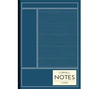 Cornell Notes Lined: A4 Notebook (8.3x11.7in) | 108 Lined Ruled Pages with Cornell Layout and Contents | Softcover Journal Planner Study Book Notepad ... Seminar School Study Learning | Blue Cornell
