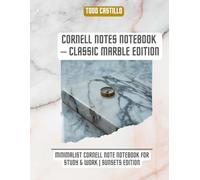 Cornell Notes Notebook - Classic Marble Edition: Timeless Marble | Traditional Cornell Note Journal for Study & Productivity (Cornell Mastery Series)