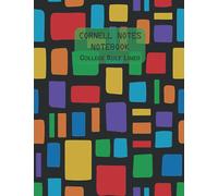 Cornell Notes Notebook: College Rule Lined Paper. 140 Pages, 8.5” x 11”.: Colorful Brick Cover Notetaking system notebook for high school and college students.