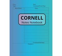 Cornell Notes Notebook: Efficient Note-Taking System for Students | The Ultimate 8.5 x 11 College-Ruled Journal with a Blue Cover