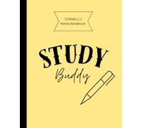 Cornell's Notes Notebook - Study buddy: Notes Notebook | 8in x 10in