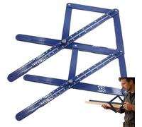 Corner Angle Finder Tool, New Premium Corner Angle Finder with Scale, Adjustable Bevel Gauge for Woodworking and DIY Projects (2pcs)