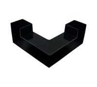 Corner Aquarium Cave, Fish Tank Decorations, Creative Tank Corner, Fish Tank Tunnel, Shrimp Tank Decor, 360 Degree Viewing Tunnel Corner Aquarium Cave For Fish and Shrimp Tanks