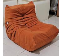 Corner Bean Chairs, Fireplace Chair, Comfortable Lazy Floor Sofa, Low Centre Of Gravity Recessed Design, Fits The Human Back Curve, 45D High Density Sponge, Without Armrests, for Living Room, Bedroom