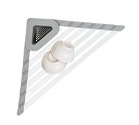 Corner Drying Rack for Kitchen Sink, Triangle Dish Drainer, Space-Saving Tray Organizer, Roll-Up Basket Design for House, Apartment, Farmhouse, Small Kitchens, Counter Use 12.6x12.6x1.77in