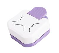 Corner Rounder, Crimper Scrapbook Tool, 6.2x7.5x3.5cm/2.44x2.95x1.38 inches Creative Decorative Scrapbooking Cutter for Aesthetic Card Journal Photo Planner Bookbinding