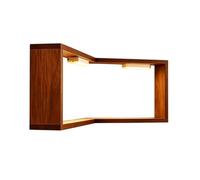 Corner Shelf Floating - Corner Shelf Storage Organizer with LED Lights