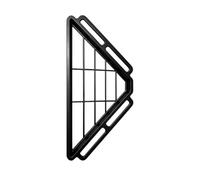 Corner Sink Rack Triangle - Kitchen Dish Drainer | Sponge Utensil Storage | 7,28 x 7,87 in No Drill Install, Rust Resistant Drenin, Countertop Space Saving