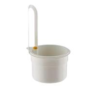 Corner Sink Strainer - Compact Drain Catcher for Washing | Mesh Basket with Quick-Dry Frame & Easy Mount Clip System, Removable Kitchen Sink Strainer for Home Lavatory and Basin